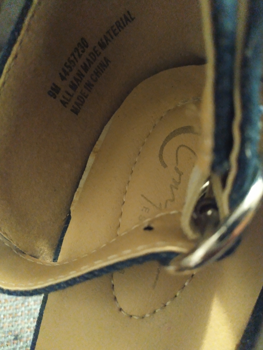 Size 9 NWOB C EST. 1946 Women’s Wedge Sandals with Ankle Strap - Picture 7 of 9